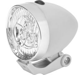 Фонарь STELS JY-592 передний 3 светодиода серебристо-белый 560095 