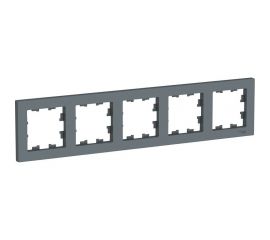 5-местная универсальная рамка Schneider Electric AtlasDesign грифель ATN000705 
