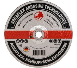 Круг обдирочный по металлу и нержавеющей стали 230x6х22 мм Abraflex А230602223 