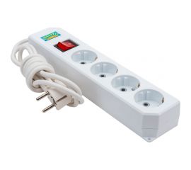 Сетевой фильтр ПЕРЕСВЕТ+ удлинитель на 4 гнезда, шнур ПВС 3х0,75, 2м 4620003920547 