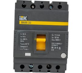 Автоматический выключатель IEK ВА88-33 3Р 63А 35кА SVA20-3-0063 