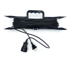 Удлинитель на рамке SVET 20м/1розетка (ПВС 2x0,75) 6А/1300Вт без заземления УХ6-1-20-Р SV0423-0003 