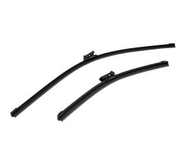 Щетки стеклоочистителя 61 см + 41 см, 2 шт, плоская, Push button 16mm VW Polo (6R, 6C, 61) PATRON PWB6141-KIT-VAG 