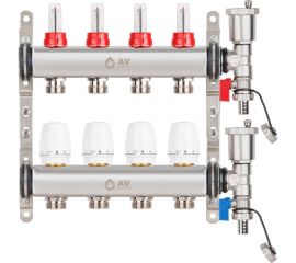 Коллекторная группа AV Engineering AVE136, 4 выхода AVE13600104 
