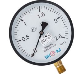 Манометр ЭКО-М Экомера МД02-160 мм 0..2,5МПа М20x1,5 МД02-160-М-2,5МПа 