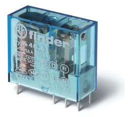Миниатюрное реле Finder 1 CO конт. 16а, = 110в чувст. пост. тока, - гермет, 406171100001 