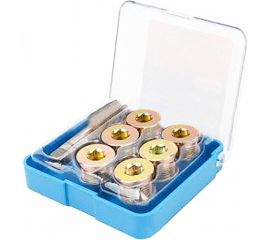 Набор для восстановления резьбы маслосливных отверстий М17х1.5 АвтоDело 7 пр. 40577 15930 