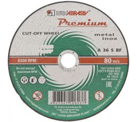 Круг отрезной по металлу и нержавеющей стали, 180х2х22,2 мм Россия 73734 