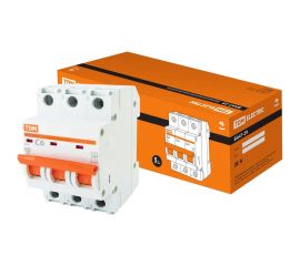 Автоматический выключатель TDM ВА47-29 3Р 6А 4.5кА С SQ0206-0105 