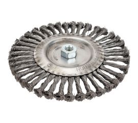 Щетка крацовка дисковая (200 мм; М14; стальная проволока) для УШМ Orientcraft WHBM14200840 