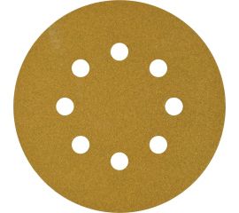 Шлифовальный круг на липучке GOLD Classic 125 мм, 8 отверстий, 50 шт, P320 ABRAFORM AF50-GC-128-8-320 