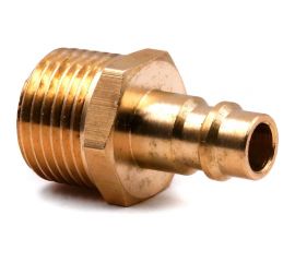 Соединение быстросъемное HQ-PM12 «папа»-нар. резьба 1/2" (латунь) HQ-mech УТ000002474 
