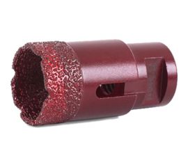 Коронка алмазная вакуумная по камню D28-15W-40L-M14 (28х40 мм; М14) MESSER 06-35-028 