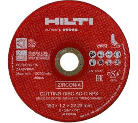Диск отрезной AC-D SPX (25 шт, 150x22.2х1.2 мм) Hilti 2150730 