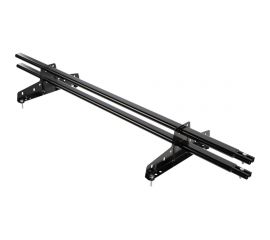 Трубчатый снегозадержатель Borge 1,5 м, 2 опоры, черный RAL 9005 01.010.15.04.02.100.9005 