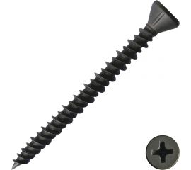 Cаморез для крепления гвл-листов Daxmer 3,9x45 600 шт., фосфатированный 304924 