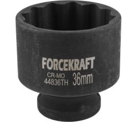 Головка ударная тонкостенная 12-гранная 36 мм, 1/2""DR fk-44836th Forcekraft 56095 