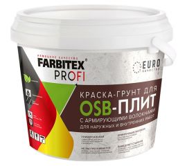 Краска-грунт для OSB плит 3в1 FARBITEX (армированная; 14 кг) 4300008010 