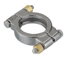 Хомут CLAMP TITAN LOCK двухболтовый, усиленный, DN80, нерж. 304, DIN TL80CLCR 
