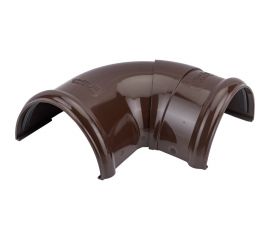 Угол желоба Технониколь (ПВХ; регулируемый; 90-150 градусов; коричневый; 1 шт) TN525372 