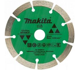 Диск алмазный сегментированный по мрамору (125х20 мм) Makita D-51035 