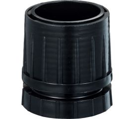 Регулируемый пластиковый подпятник для трубы Tech-Krep D50 мм, черный 1 шт. пакет 148546 