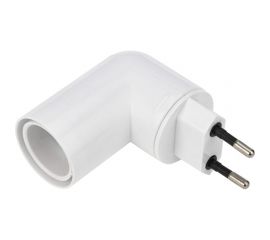 Цокольный светильник в розетку REXANT Е14 с выключателем 11-8883 