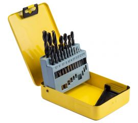 Набор сверл по металлу в металлической коробке (19 шт; 1-10 мм; шаг 0.5 мм; HSS-G) SDW TOOLS se00002 