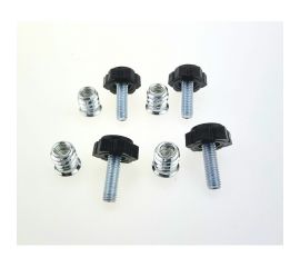 Регулируемая врезная опора с футоркой Элимет М6x17 мм , комплект 4 шт. БП-00002360 