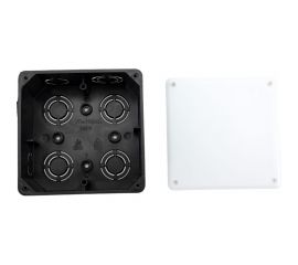 Распаечная коробка Navigator 93 763 nss-db-sw-100-100-50-bl скрытого монтажа с крышкой 93763 