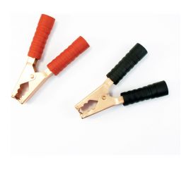 Комплект зажимов "крокодил" Вымпел 140 мм (красный + черный) 5258 