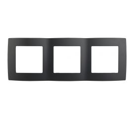Рамка ЭРА 12-5003-05 на 3 поста, антрацит Б0014765 