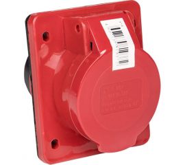 Кабельная розетка EKF 16А 3Р+Е IP44 скр 380В 414 ЭКФ ps-414-16-380 