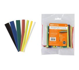 Термоусаживаемая трубка TDM ТУТнг 4/2, 6/3, 8/4, 10/5, 12/6 набор 7 цветов по 1 шт 100мм SQ0518-0515 