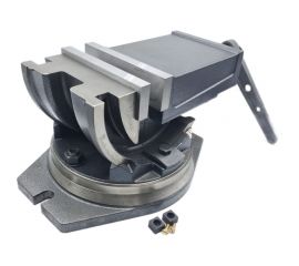 Станочные тиски TORNERI глобусные 2-х осевые поворотные L губок 160 мм, серия QHK160 045774 