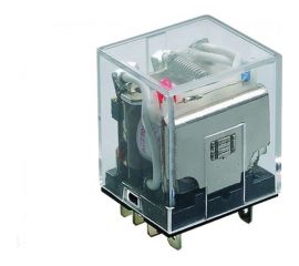 Реле IEK РЭК77/4 LY4 с индикацией 10А 24В DC RRP10-4-10-024D-LED 