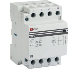 Модульный контактор EKF КМ 20А 2NO 2NC 3 мод. PROxima km-3-20-22 