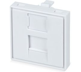 Вставка для 1 модуля формата Keystone Jack Cabeus 45x45 (Mosaic) FP-45-1M 