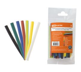 Термоусаживаемая трубка TDM ТУТнг 4/2 набор 7 цветов по 3 шт. 100мм SQ0518-0502 