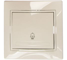 Кнопка звонка LEZARD MIRA белый с белой вставкой 701-0202-103 