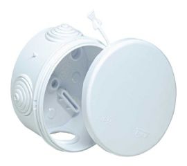 Распределительная коробка Рувинил Тусо для открытой проводки D 60 мм H40 мм белая 67010Б 