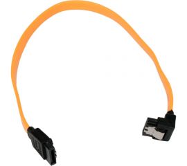 Интерфейсный кабель Cablexpert sata, sata3 7pin/7pin, 30см,мет.защелка,желтый,пакет, CC-SATAM-DATA90-YL-30CM 