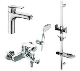 Комплект смесителей Lemark Point 3 в 1 LM0380C 