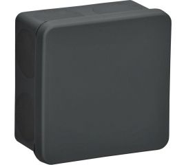 Распаячная коробка IEK км42435 о/п 80x80x40мм ip67 8 вв. черная UKO21-080-080-040-K02-66 