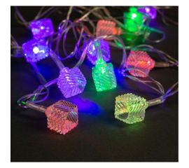 Нить Luazon DCR 5 м, с насадками Кубик тающий, IP20, Н.С. LED-20-220V, моргает, мульти 1080395 