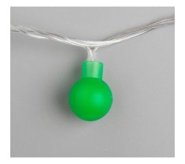 Нить Luazon DCR 5 м, с насадками Шарики Зеленые, IP20, Н.С. LED-30-220V, 8 режимов, зеленый 3590703 