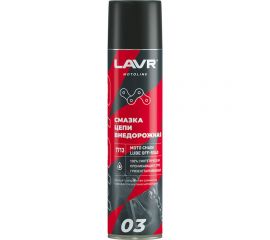 Смазка цепи MOTO Внедорожная, 400 мл LAVR Ln7713 