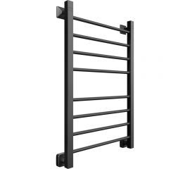 Водяной полотенцесушитель ДВИН S plaza 80/50 К3 квадрат, черный матовый 4656759174453 