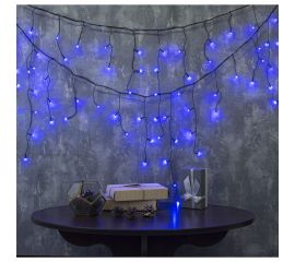 Бахрома Luazon ECO IP20, Ш3 м, В0.5 м, Н.Т. LED-80-220V, 8 режимов, синий 3556855 