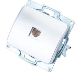Одинарная телефонная розетка СВЕТОЗАР ГАММА SV-54117-SM 